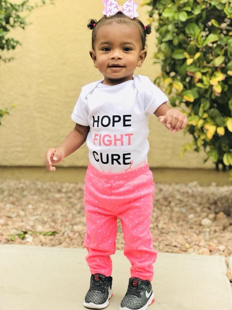 Hope Fight Cure Shirt Awareness Girls Shirt