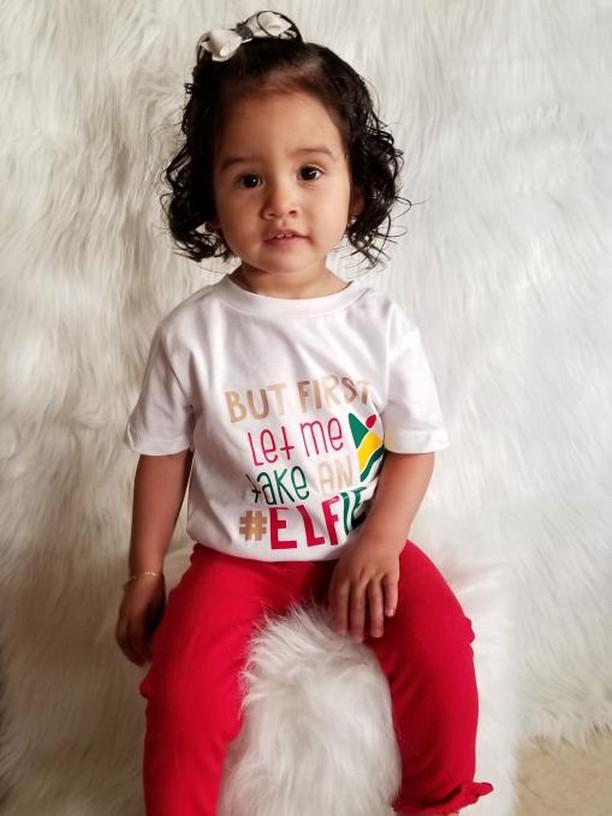 But First Let Me Take A #ELFIE Christmas Boys Shirt Girls Shirt