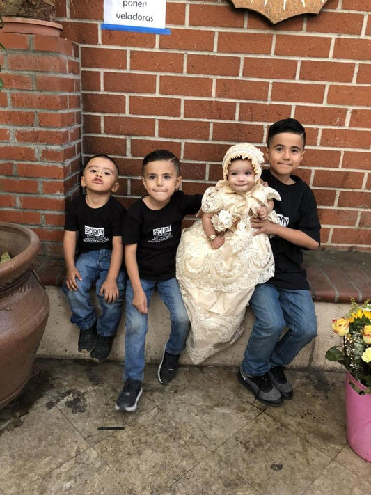 Security Little Sister Protector Boys Shirt