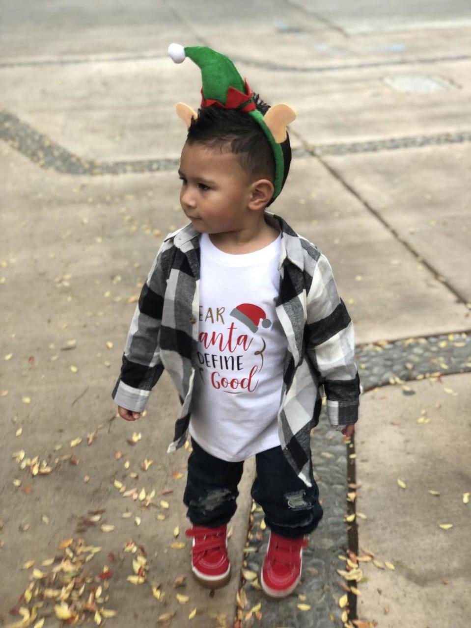 Dear Santa Define good Christmas Boys Shirt Girls Shirt