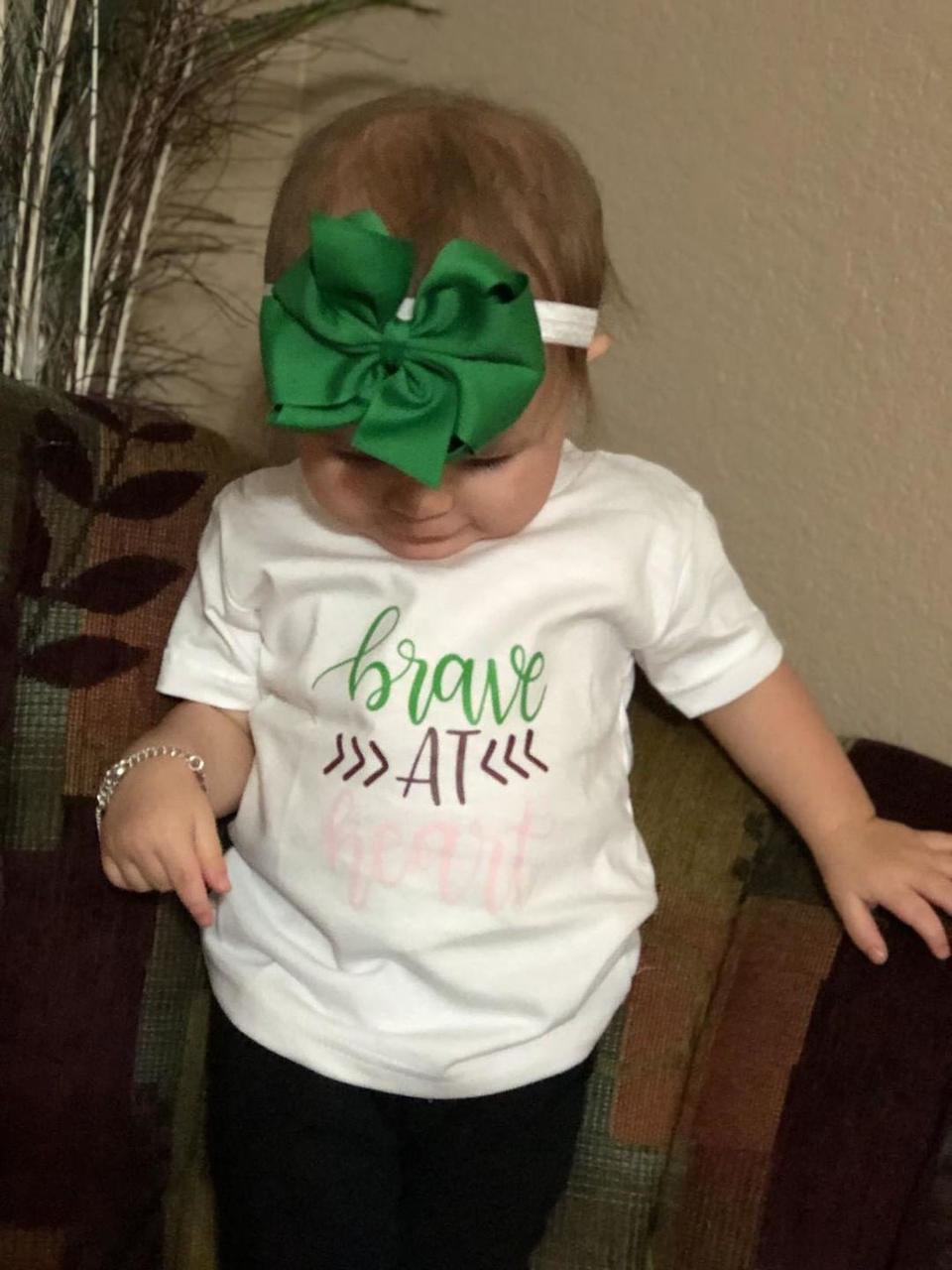 Brave at heart Girls Shirt