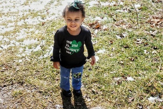 St. Patrick's Girls Distressed Jeans