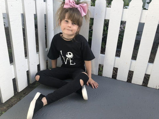 Love Jack Nightmare before Christmas Girls Shirt Boys Shirt