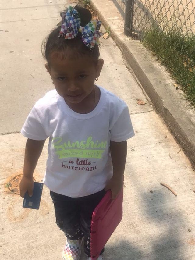 Sunshine mixed with a little hurricane Girls Shirt