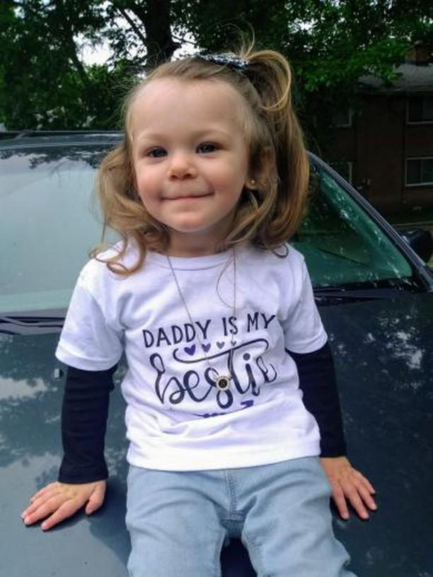 Daddy is my Bestie Girls Shirt Boys Shirt Valentine's day