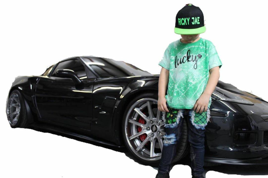 Black & Lime Green Snapback Hat