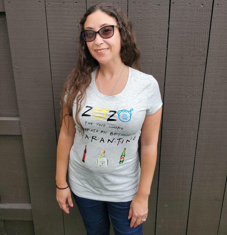 Quarantine Birthday Ladies Shirt