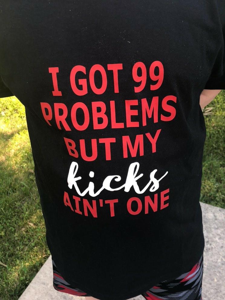 I got 99 Problems but my kicks ain't one Boys Shirt