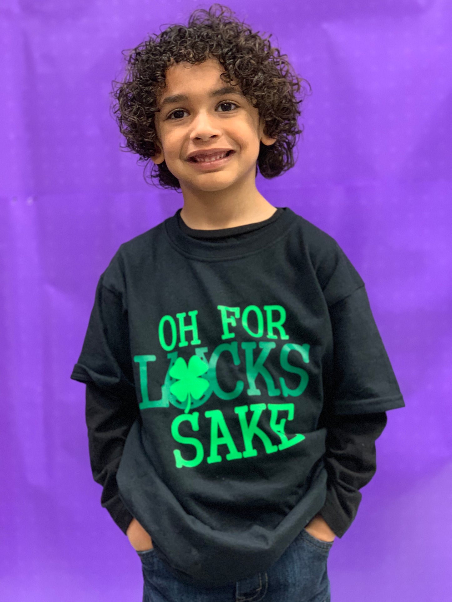Oh For Lucks Sake Boys Shirt Girls Shirt St. Patrick's