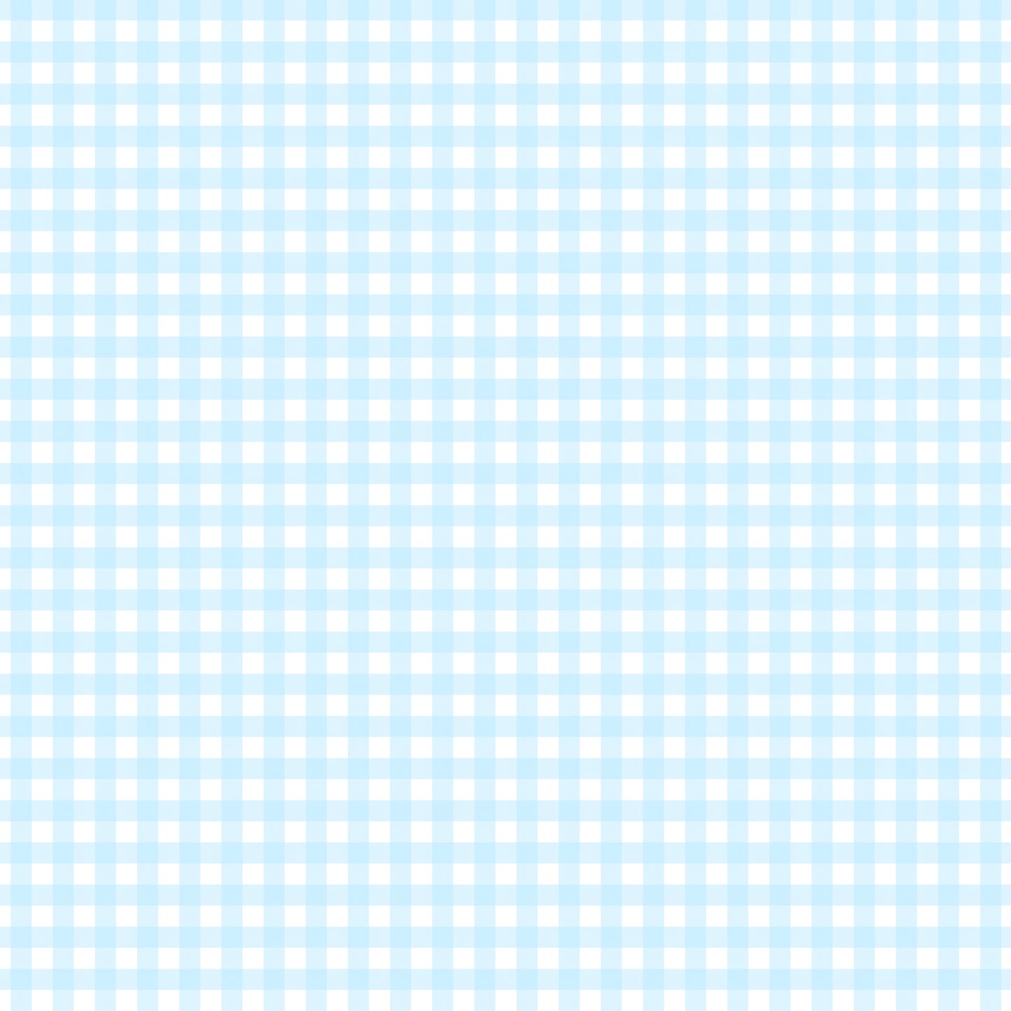 Pastel Light Blue Plaid Handmade