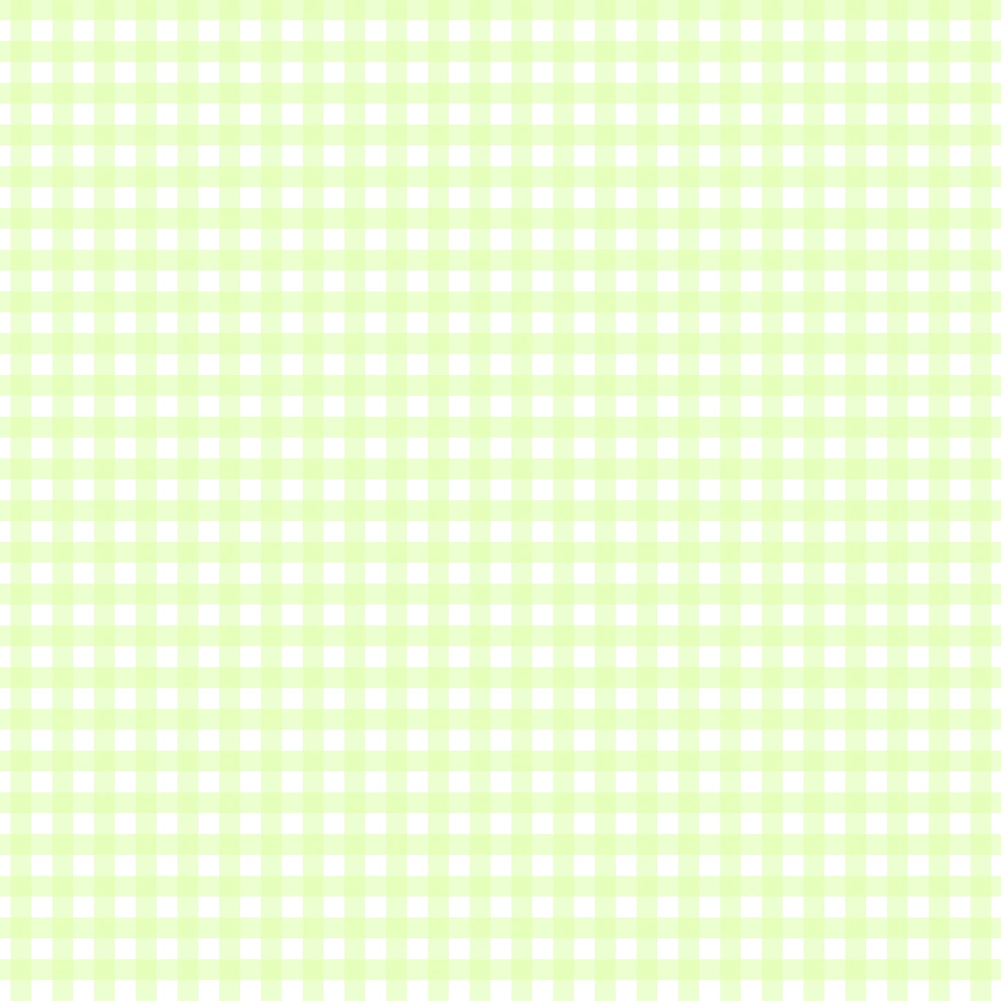 Pastel Light Green Plaid Handmade