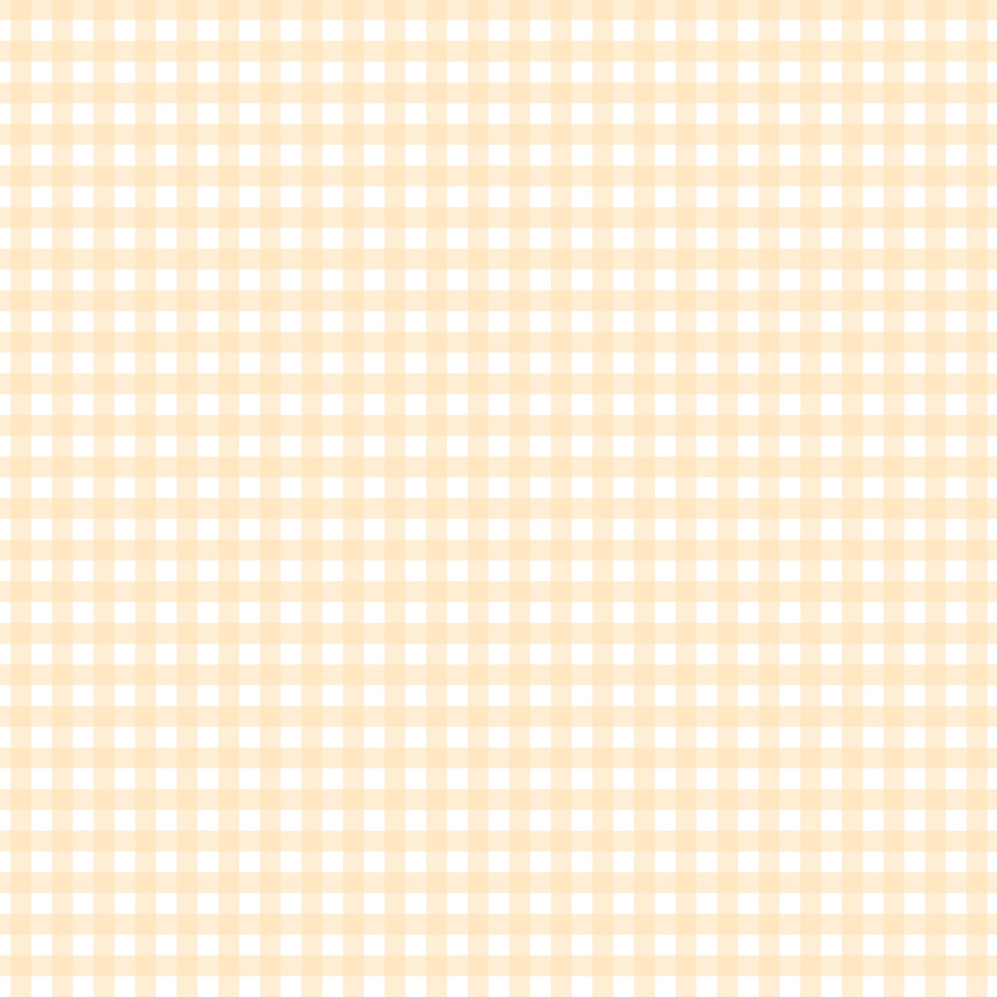 Pastel Light Orange Plaid Handmade