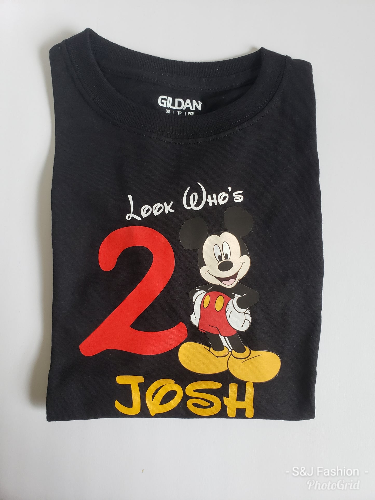 Mickey Mouse Birthday Boys Shirts Girls Shirt Ladies Shirt