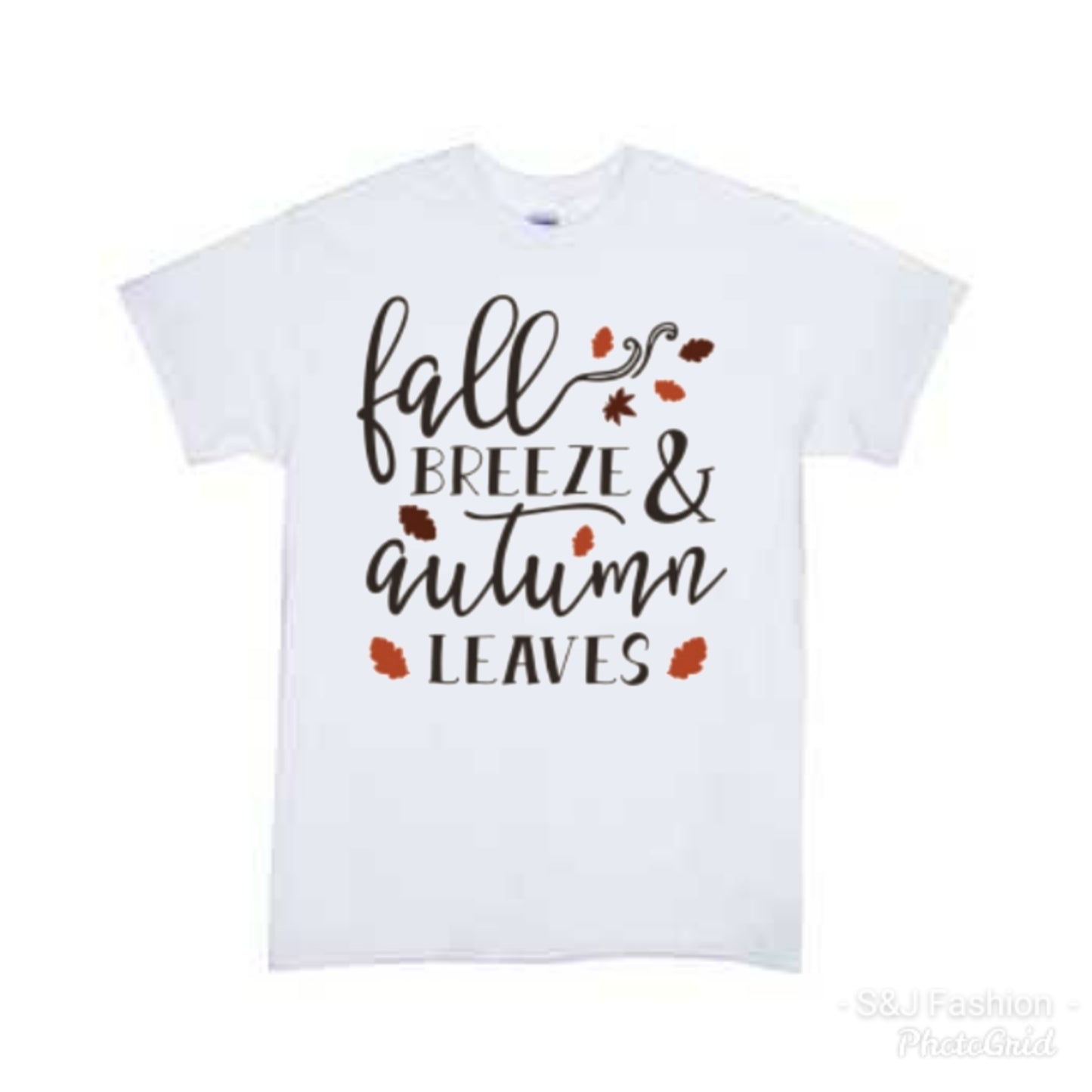 Fall Breeze & Autumn Leaves Girls Shirt Boys Shirt Fall