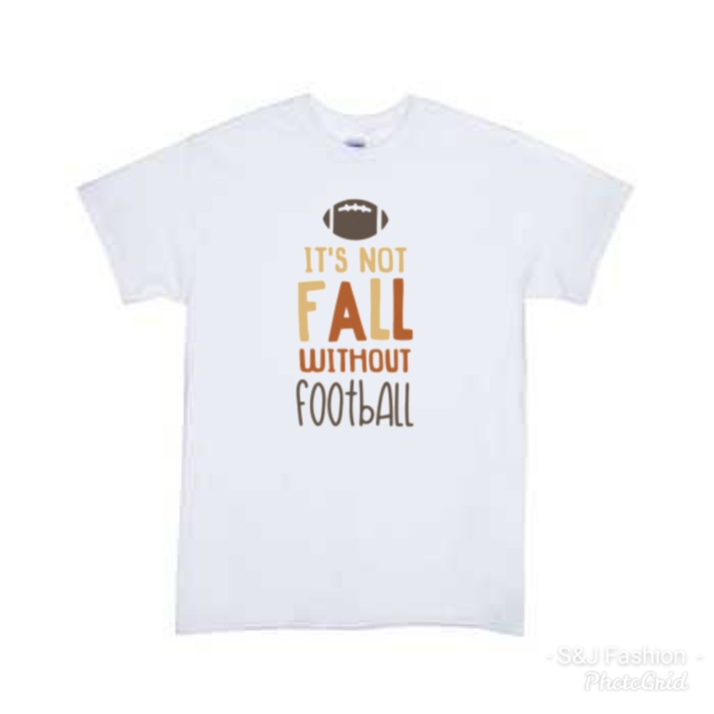 It's not fall without football Girls Shirt boys shirt