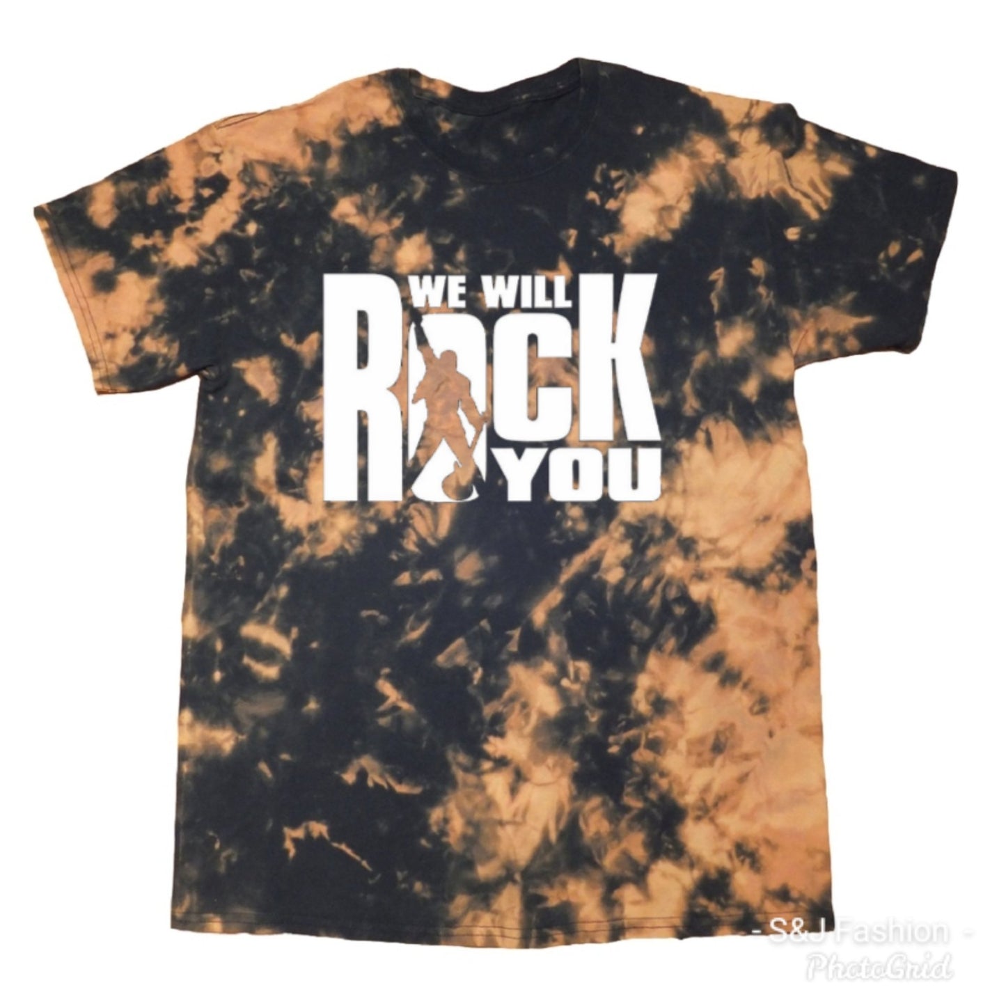 Rock n Roll We will Rock you Queen Adult Acid Shirt Mens Shirt Ladies Shirt