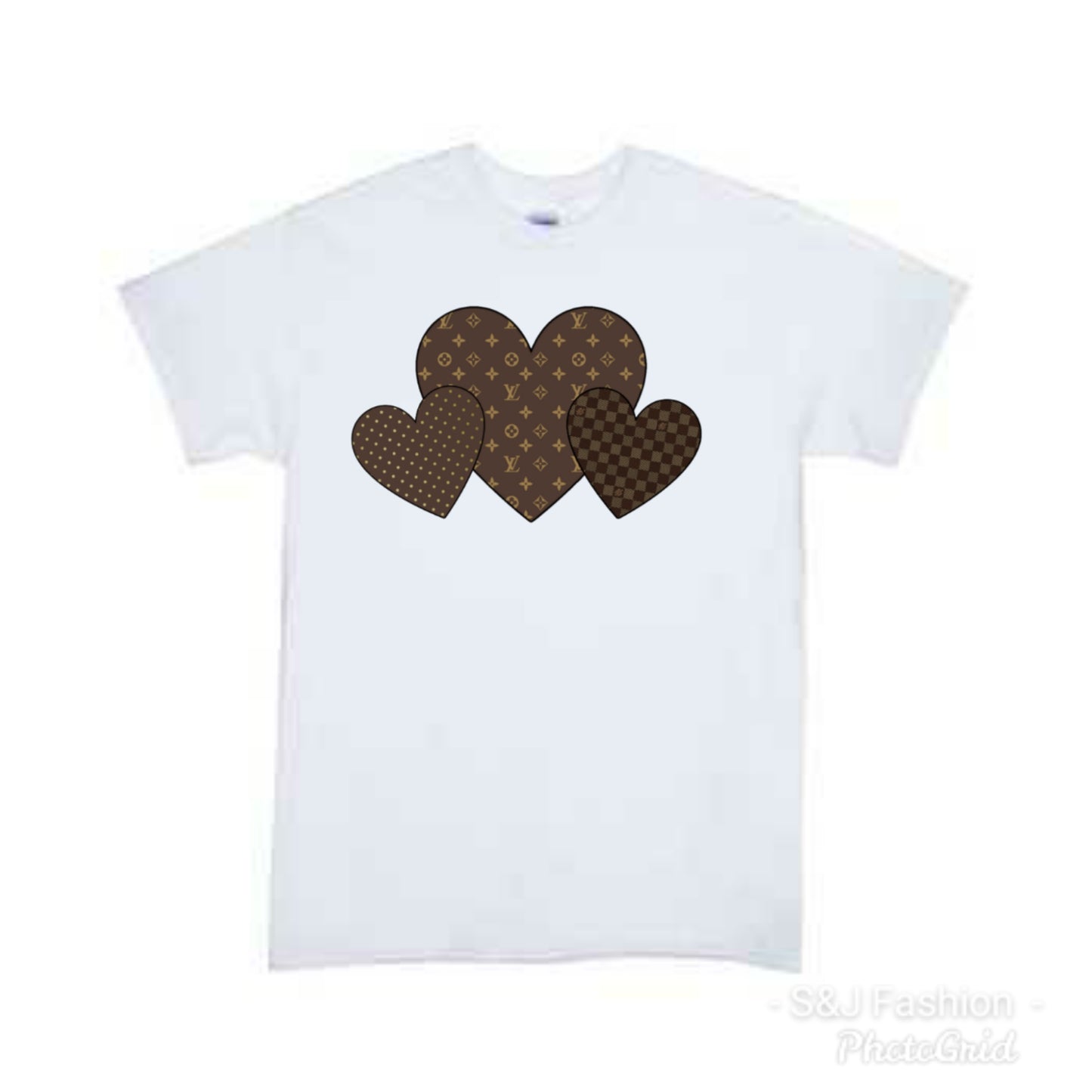 LV Heart Girls Shirt Ladies Shirt Designer
