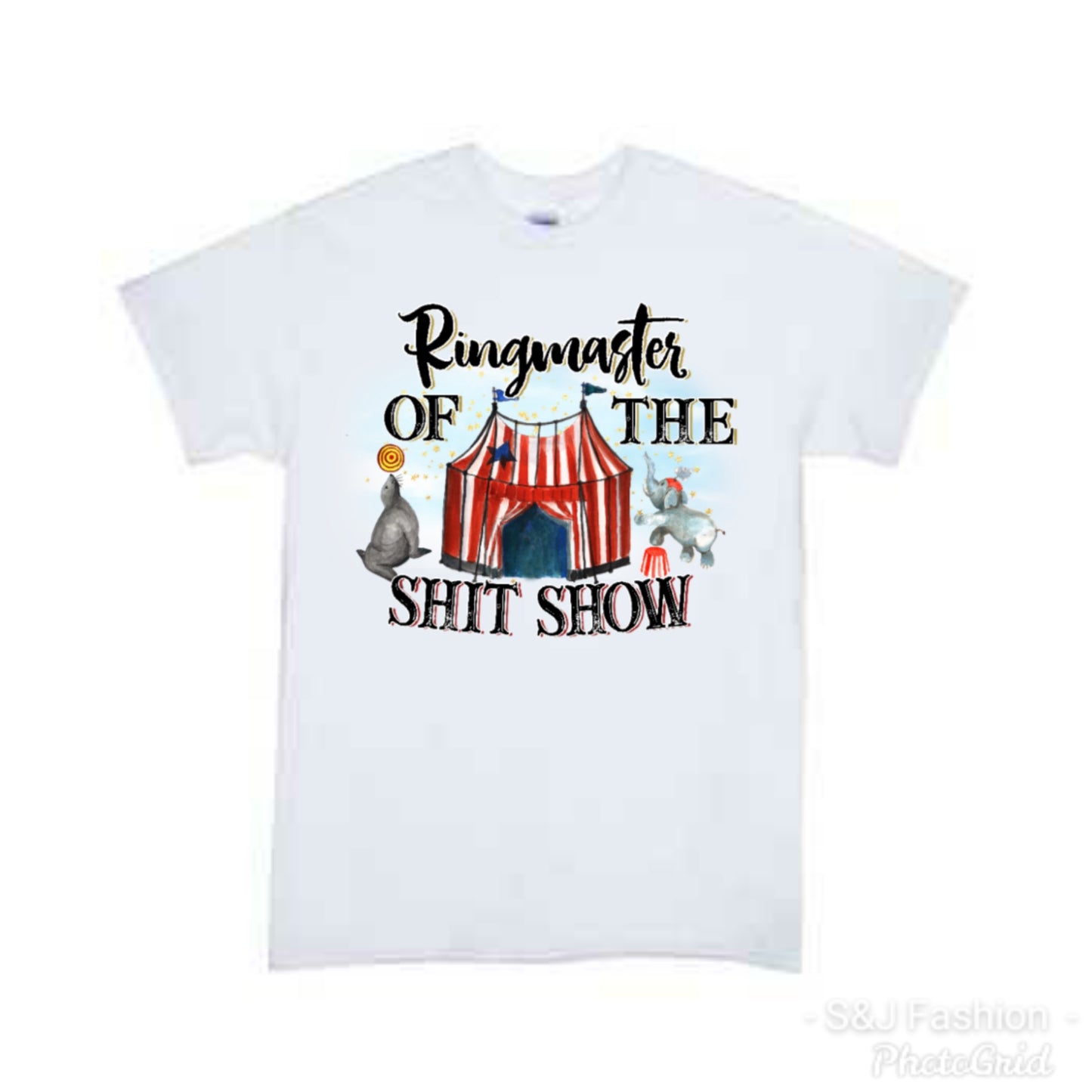 Ringmaster of the shit show Adult Shirts Ladies Shirt