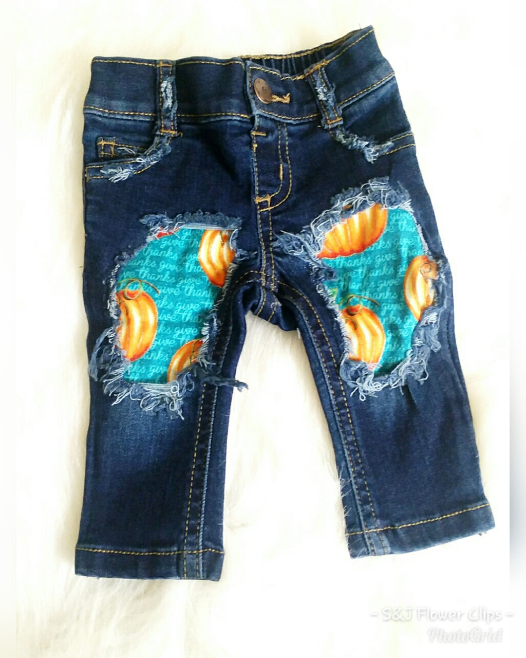 Pumpkin Girl Distressed Jeans Boys Distressed Jeans