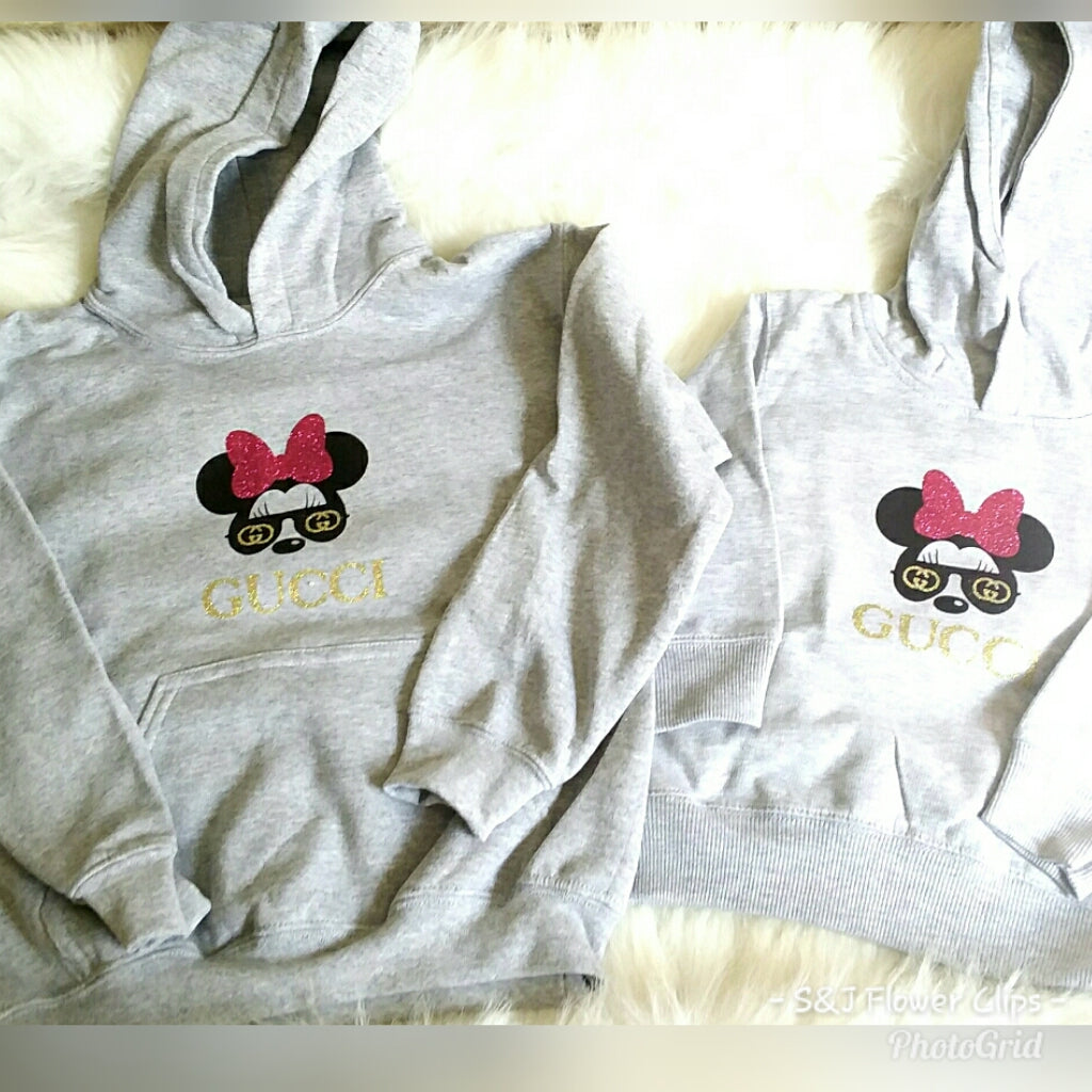 Gucci Designer Minnie Mouse kids Hoodies Girls Shirt