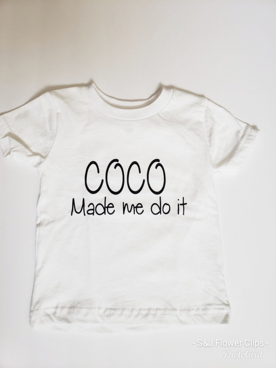 Coco made me do it Girls Shirt Designer