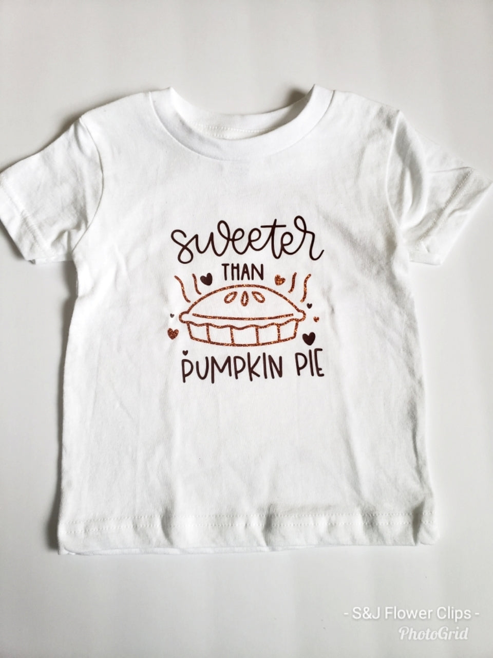 Sweeter Than Pumpkin Pie Girls Shirt Boys Shirt Thanksgiving Fall