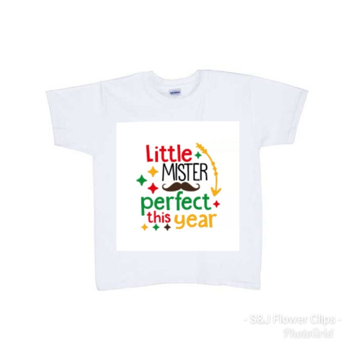 Little Mister Perfect This Year Boys Shirt