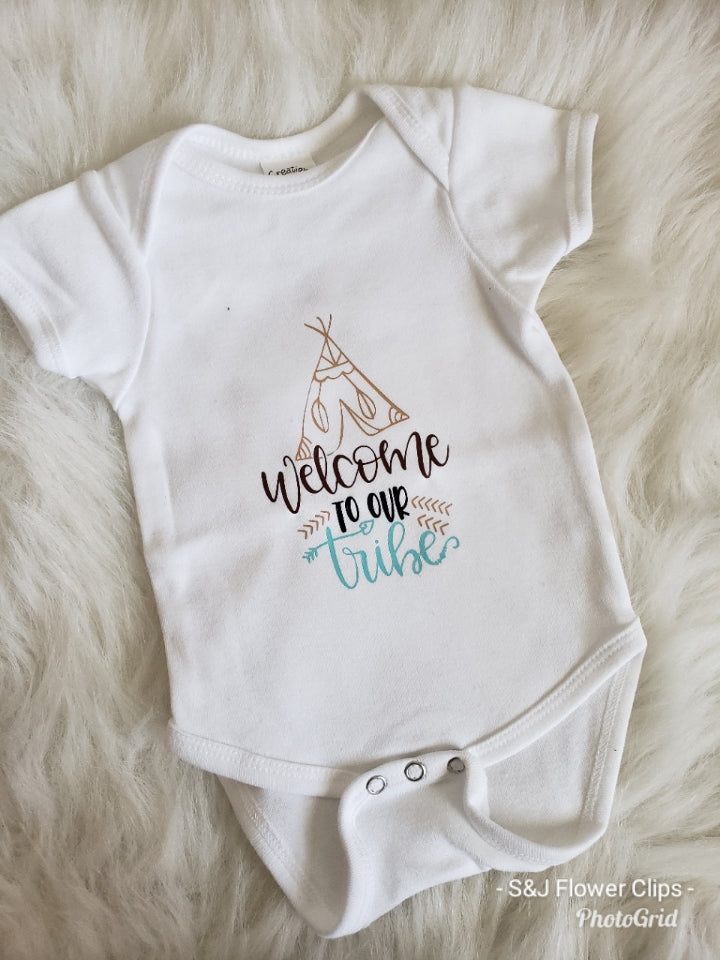 Welcome to our tribe Girls Shirt