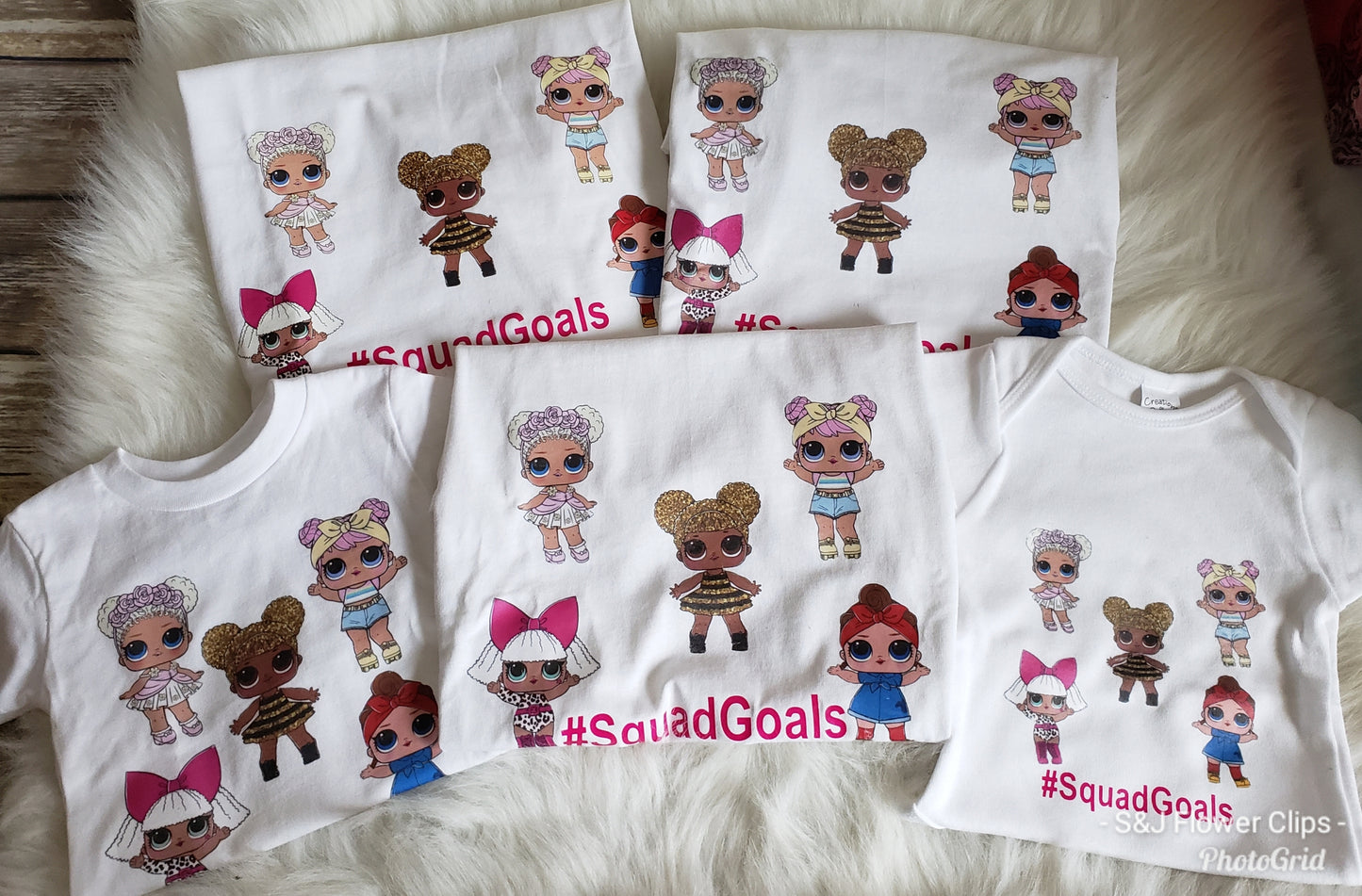 LOL Dolls #Squadgoals Girls Shirt