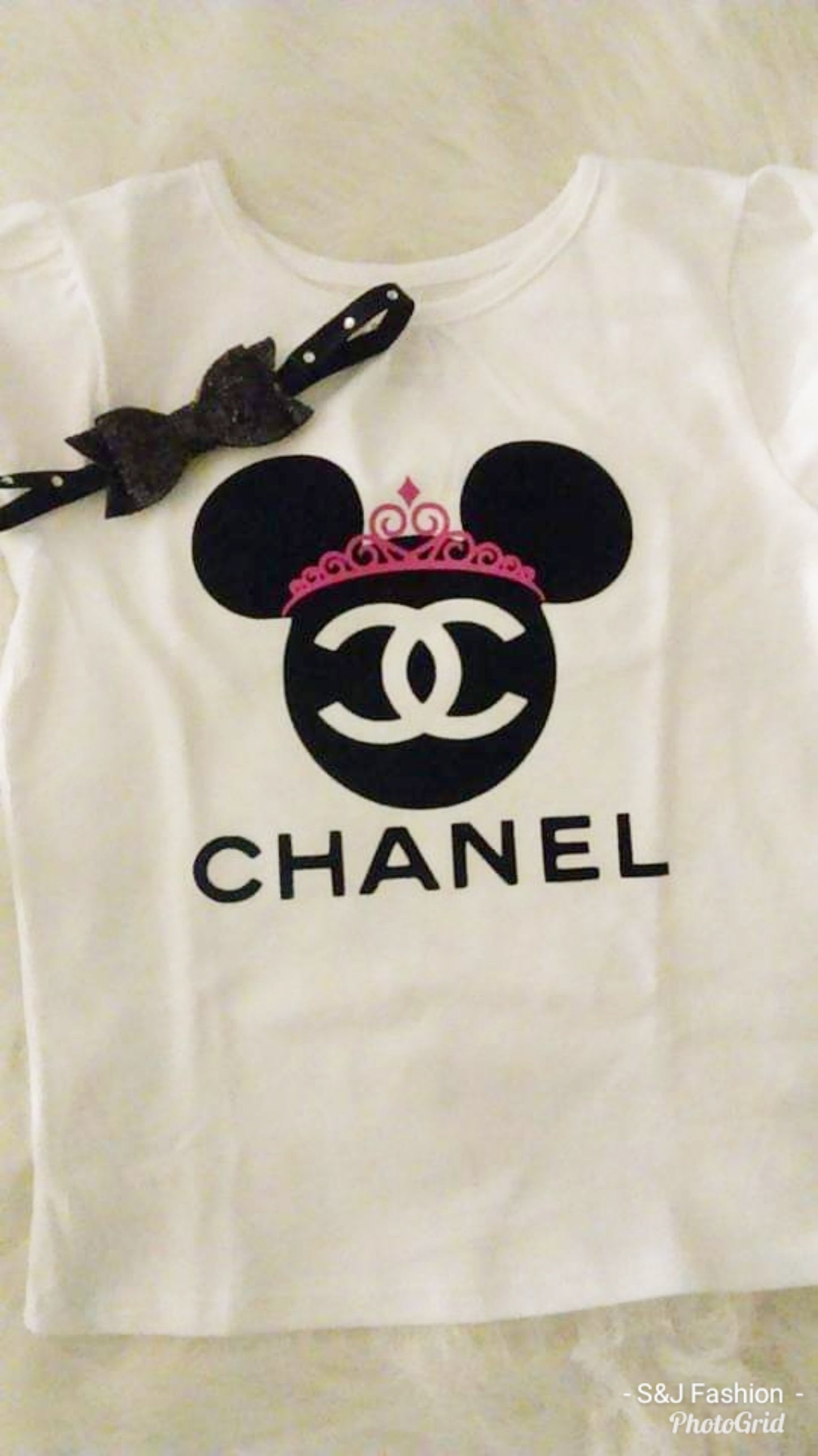 Princess Minnie CC Girls Shirt Designer Disney