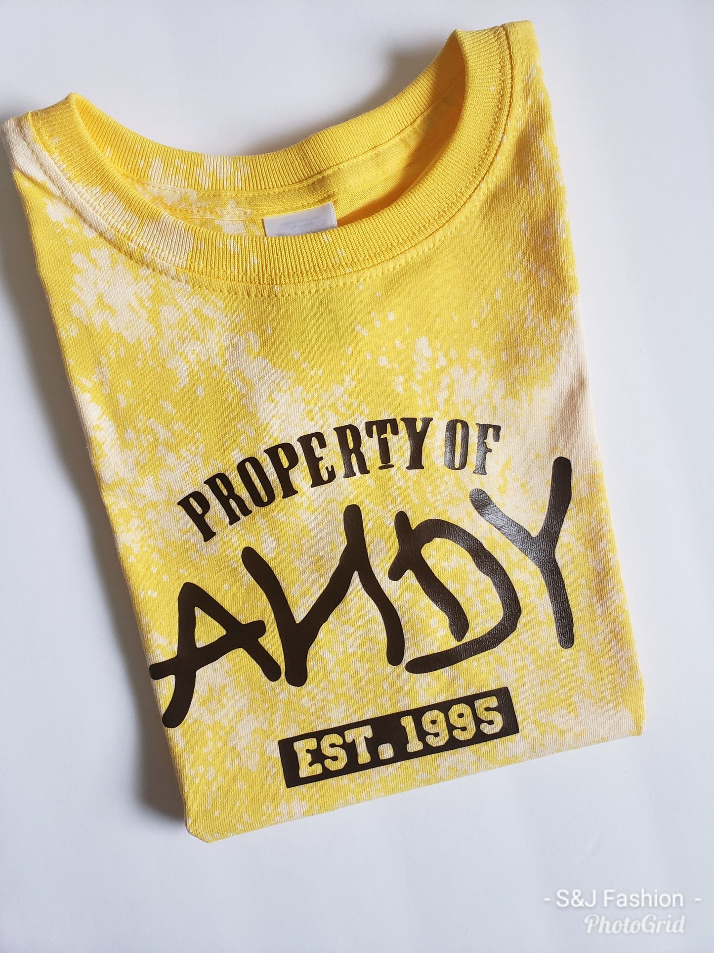 Property of Andy Toy Story Girls Shirt Boys Shirt