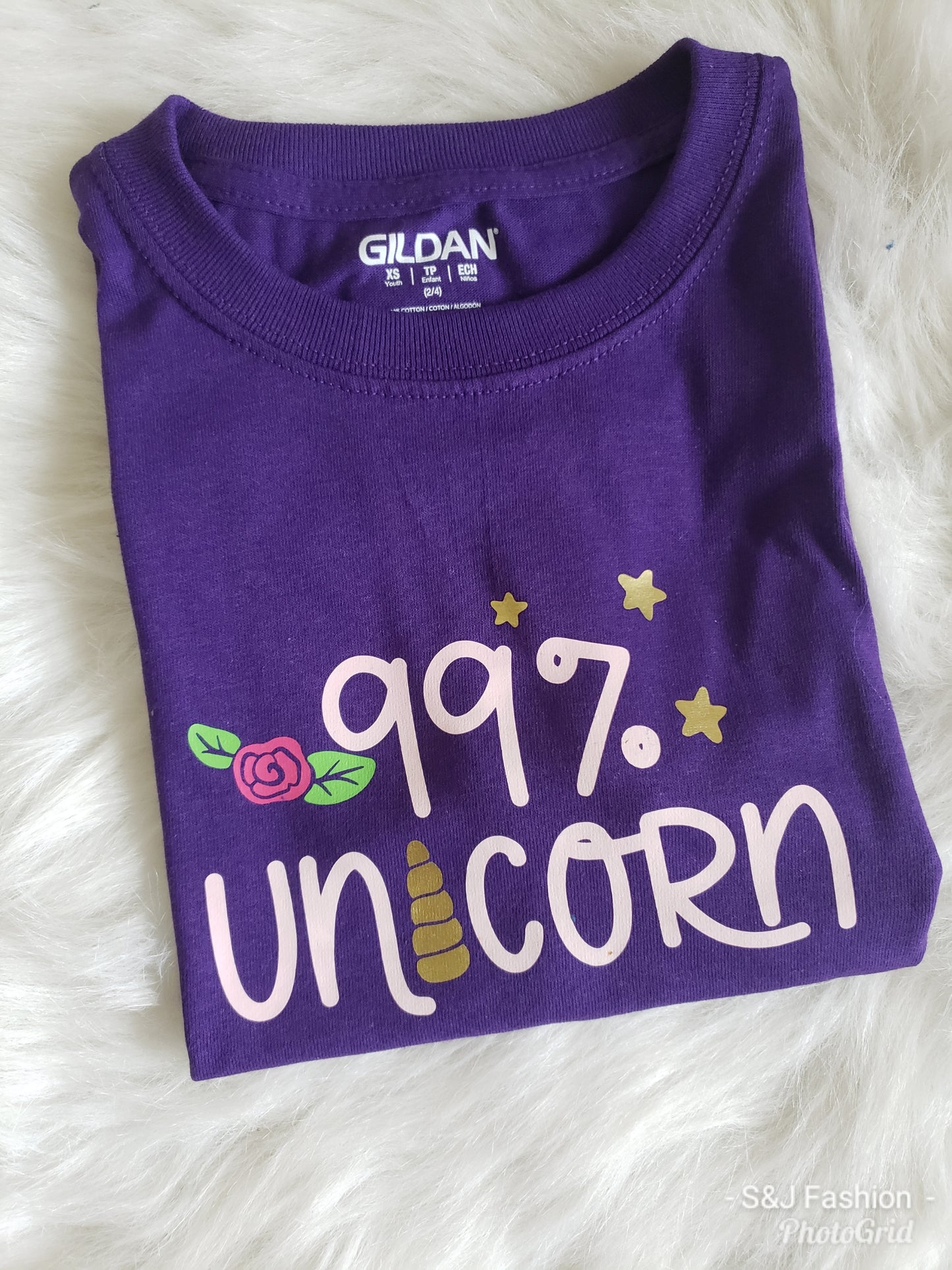99% Unicorn Girls Shirt