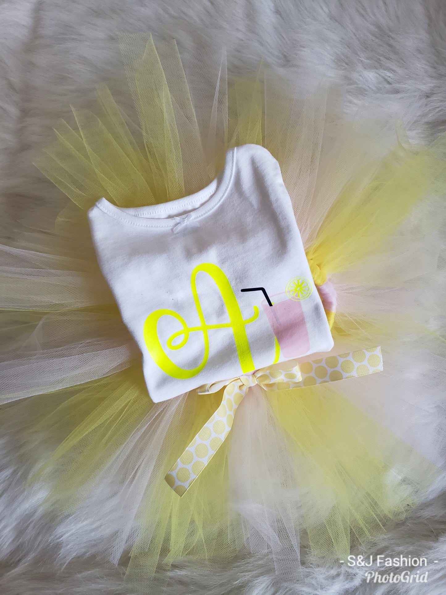 Personalized Lemonade Tutu Outfit