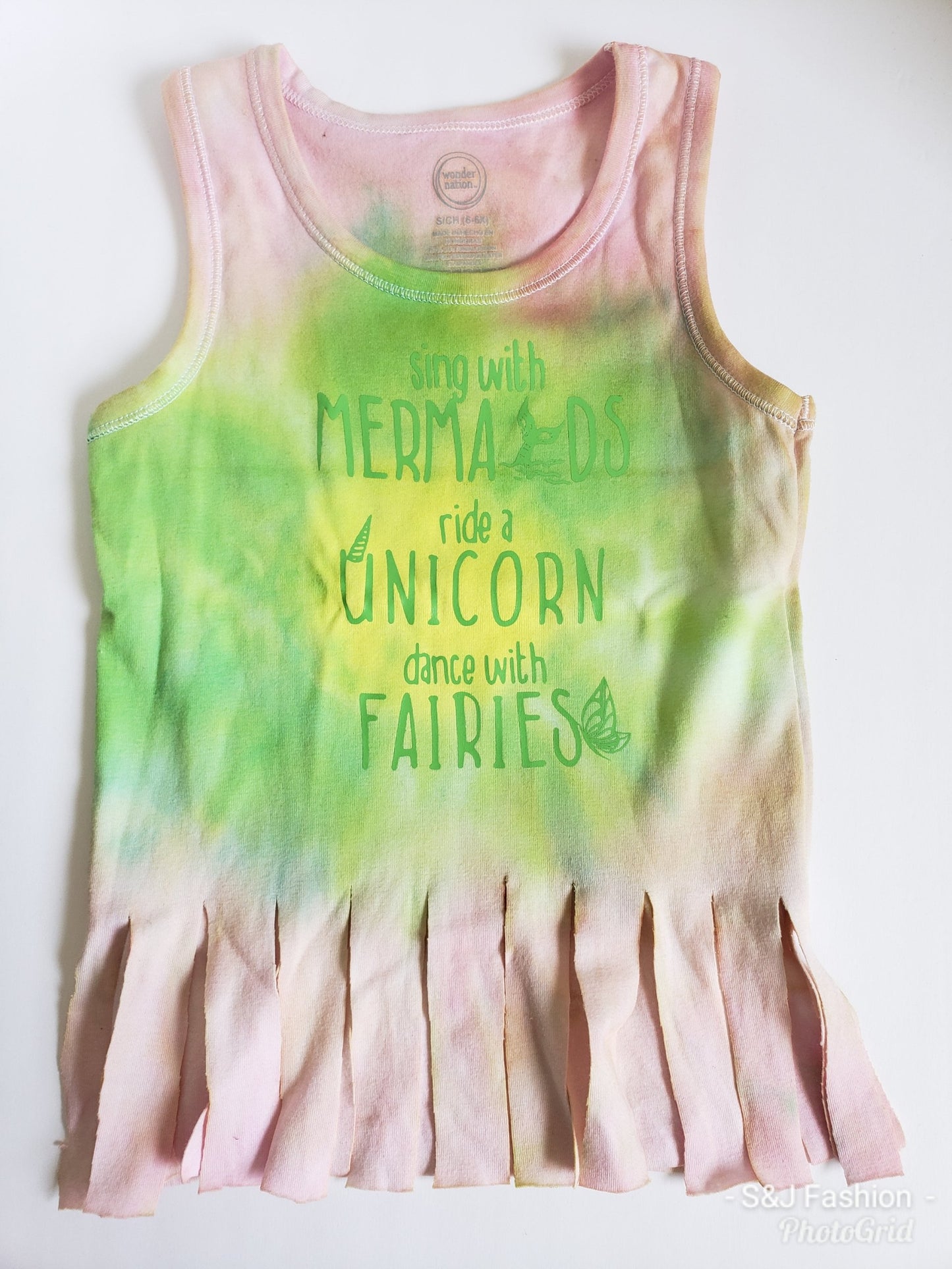 Sing with Mermaids, Ride a Unicorn, Sing with Fairies Girls Shirt