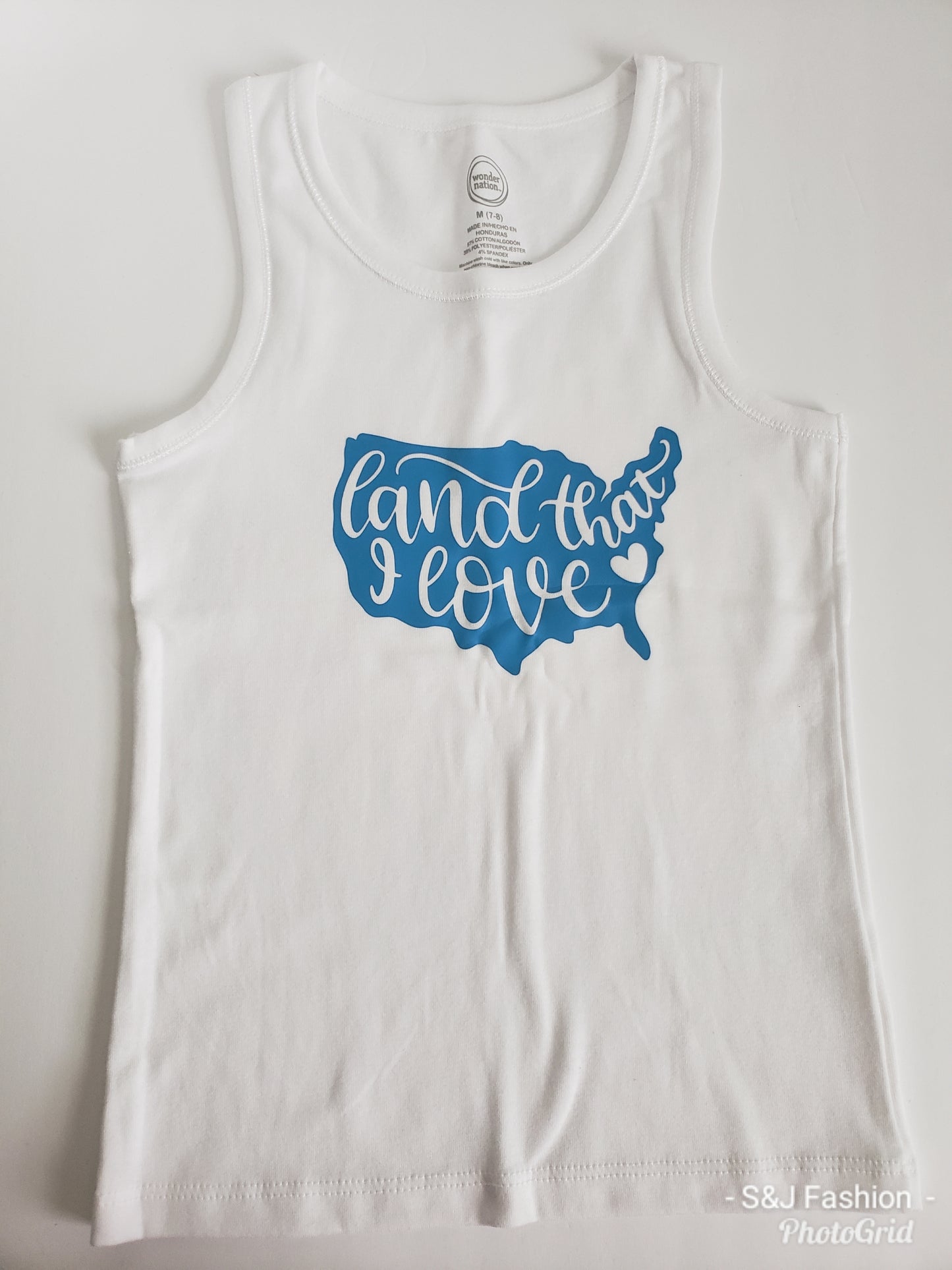 Land that I love 4th of July Girls Shirt