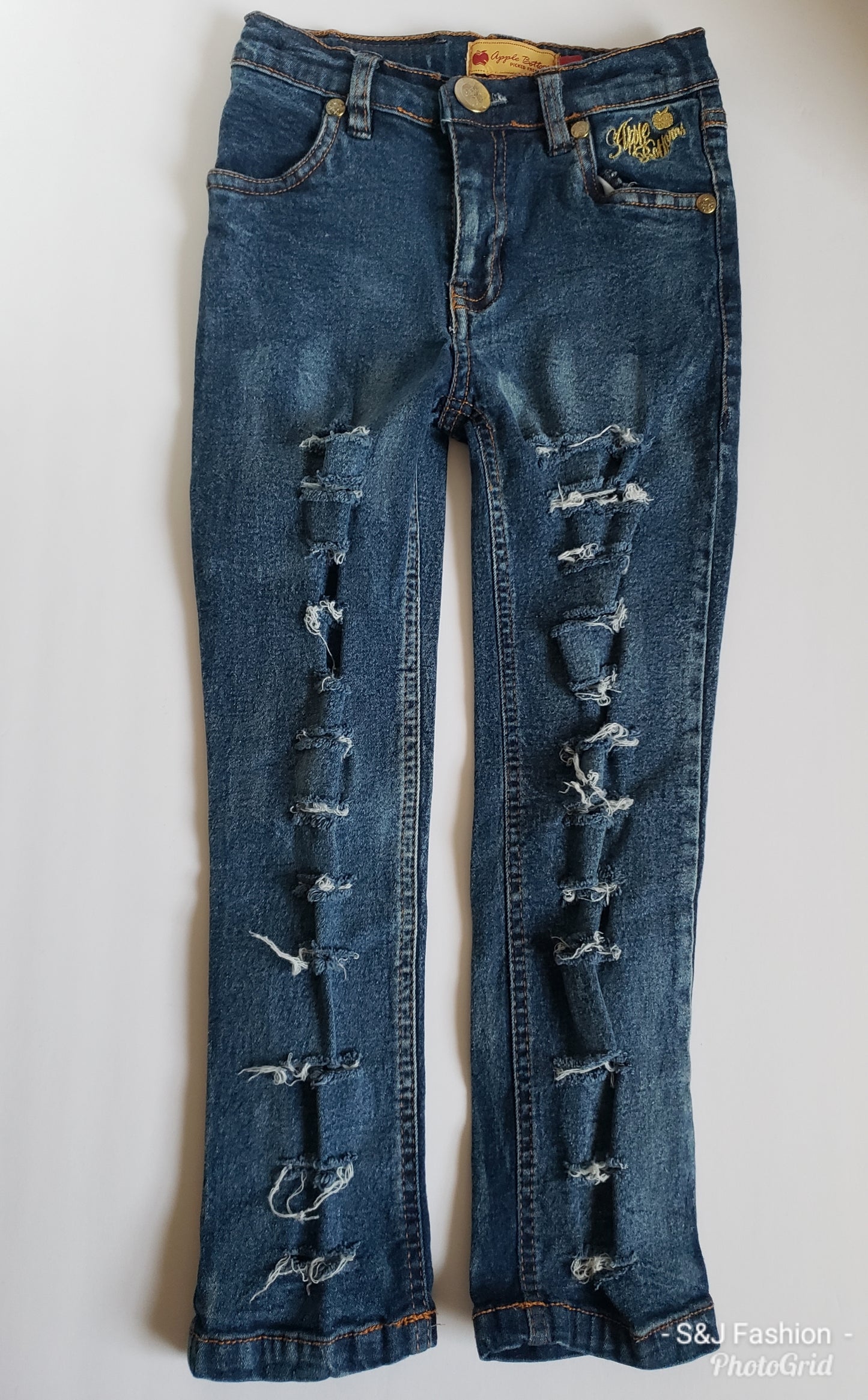Girls Distressed Jeans Trigga