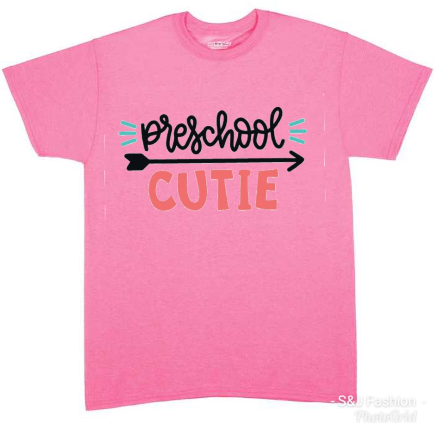 Preschool Cutie ANY GRADE Girls Shirt