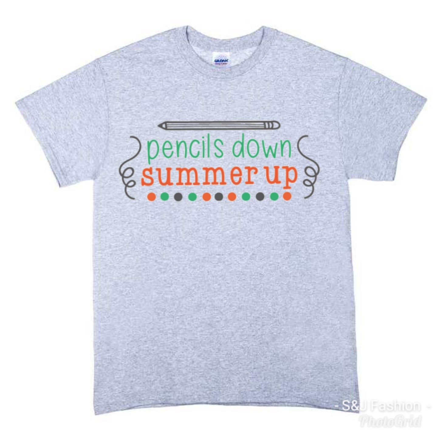 Pencil Down Summers up BTS Boys Shirt Girls Shirt