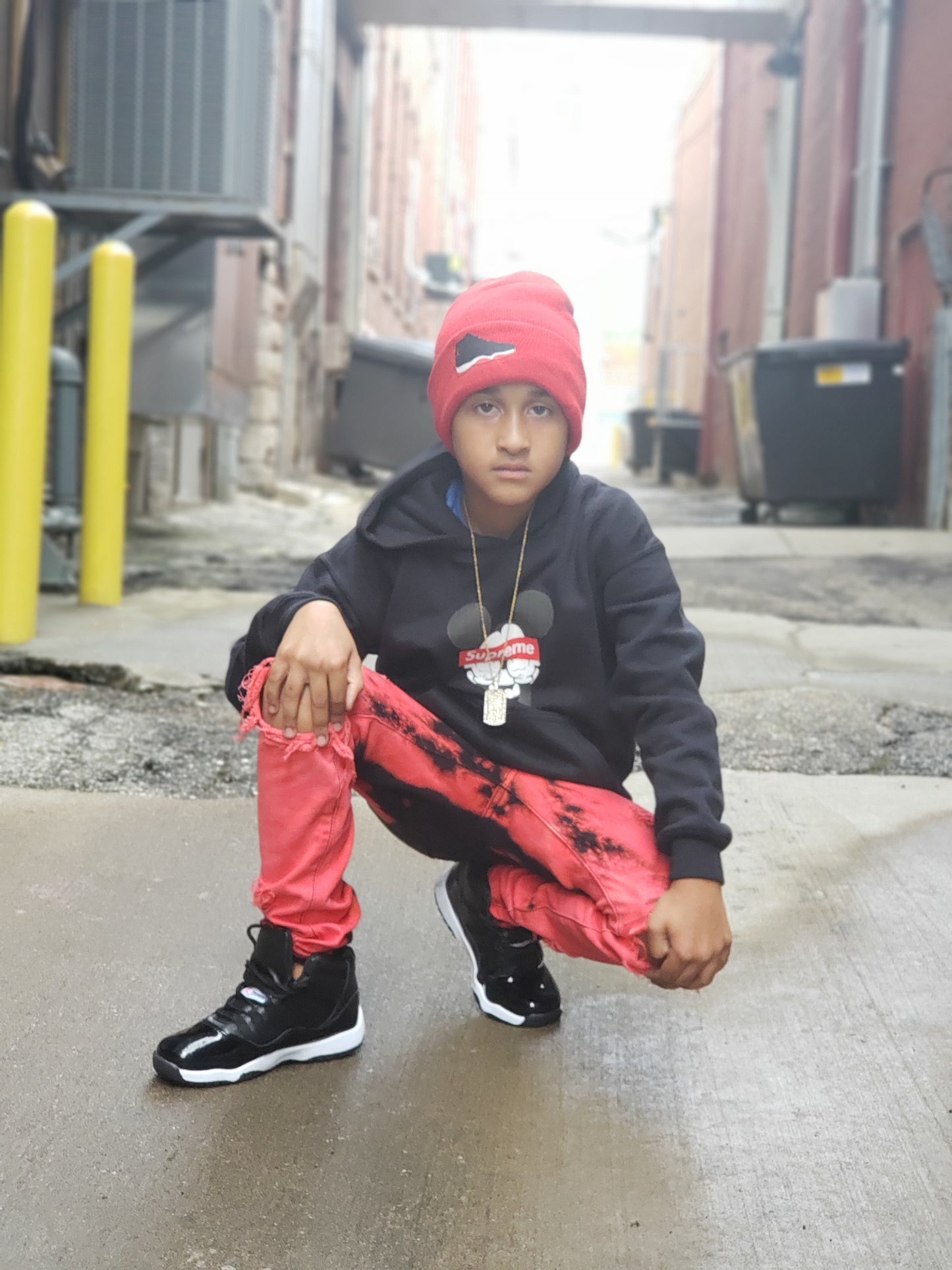 Mickey Mouse Hoodie Supreme Urban Boys Girls