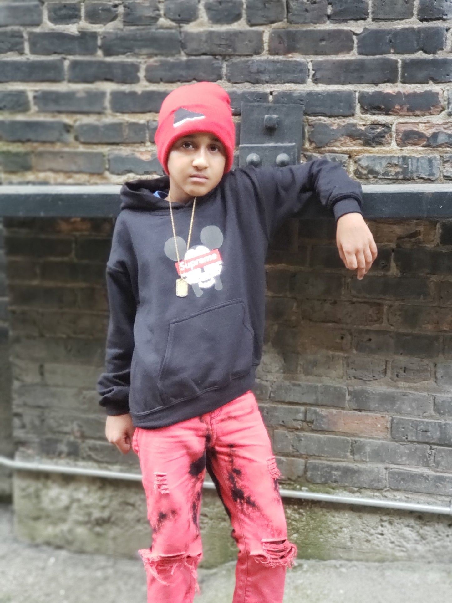 Mickey Mouse Hoodie Supreme Urban Boys Girls