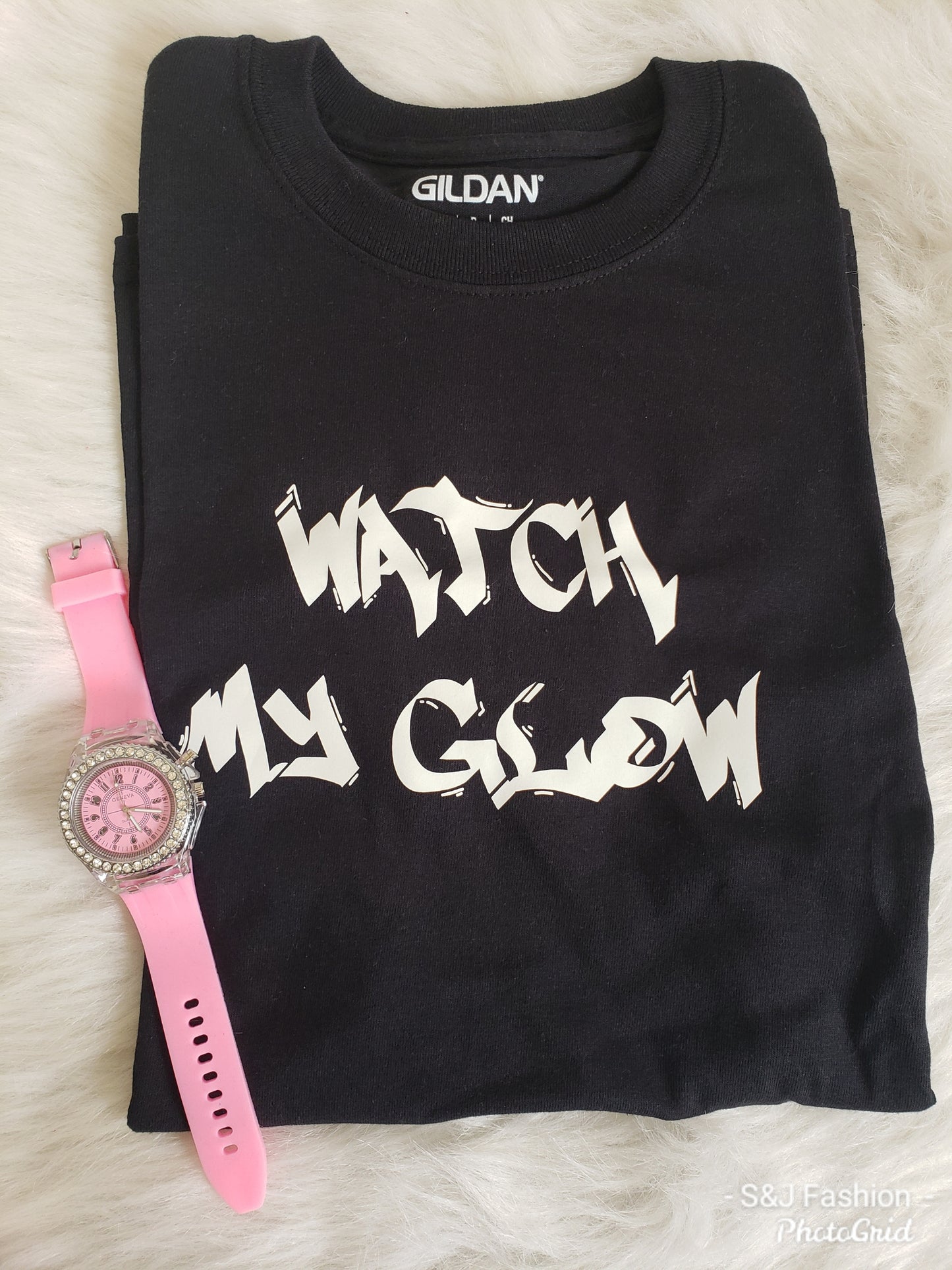 Watch My Glow Sets Glow in dark Shirt and Watch Boys Shirt Girls Shirt