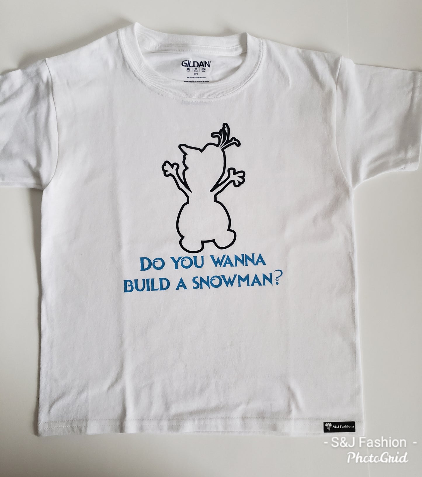 Frozen Olfa Do you wanna build a snowman Girls Shirt Boys Shirt Disney