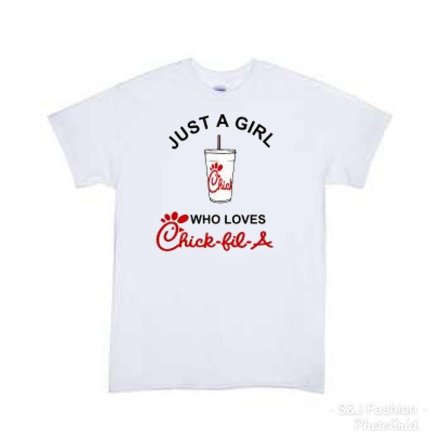 Just a girl who loves Chick-fil-a Girls Shirt