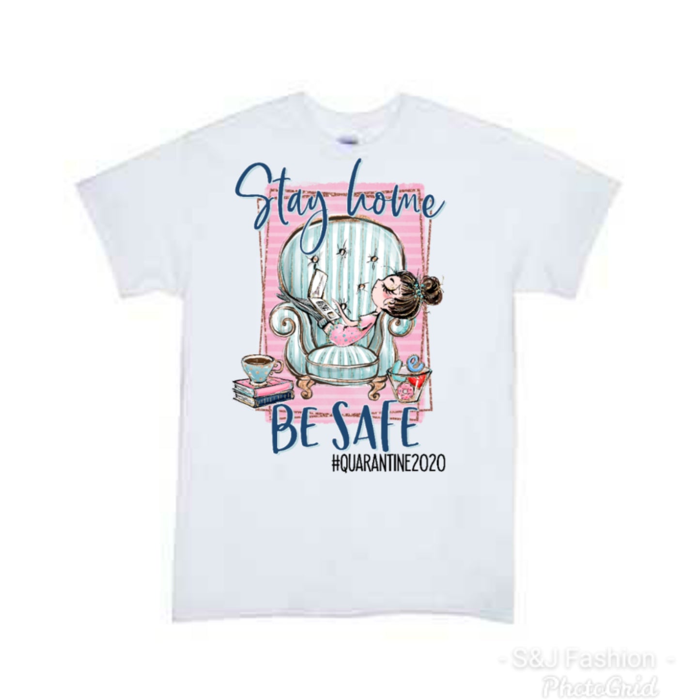 Stay Home Be Safe Girls shirt