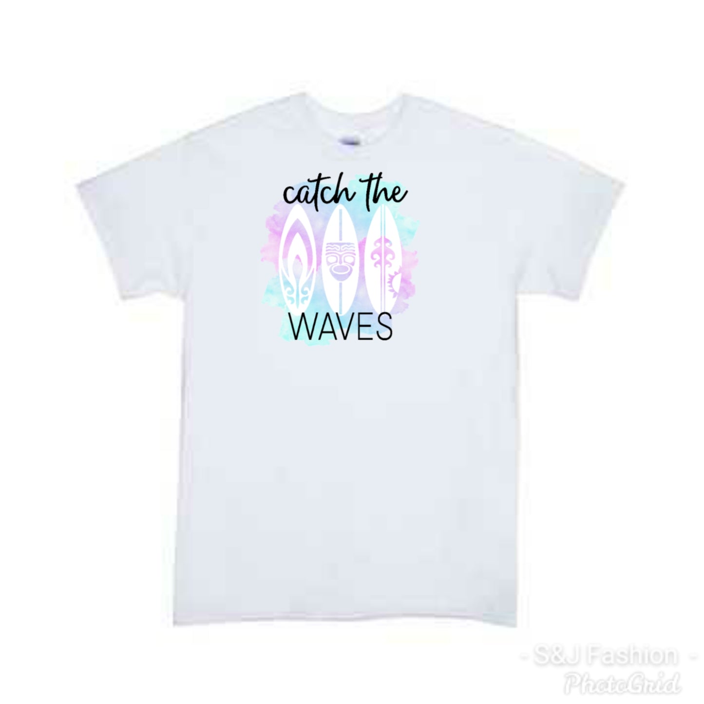 Catch the waves Girls Shirt Boys Shirt