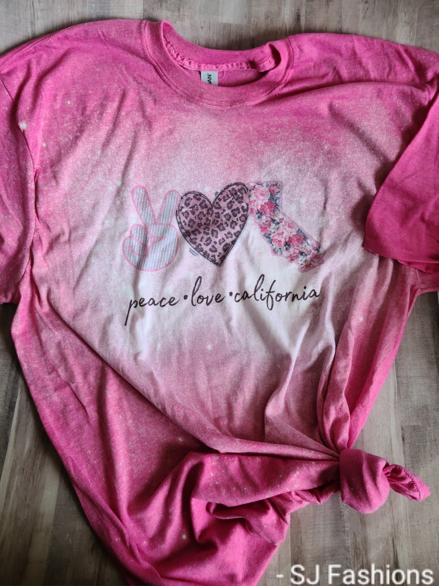 Peace Love State Ladies Shirt