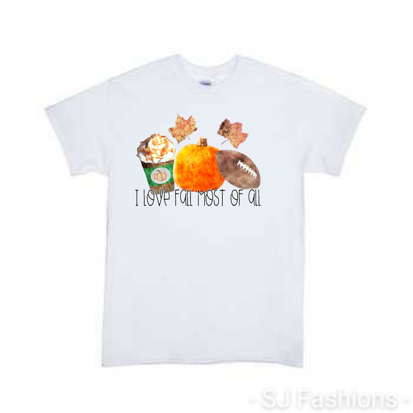 I love Fall most of all Girls Shirt