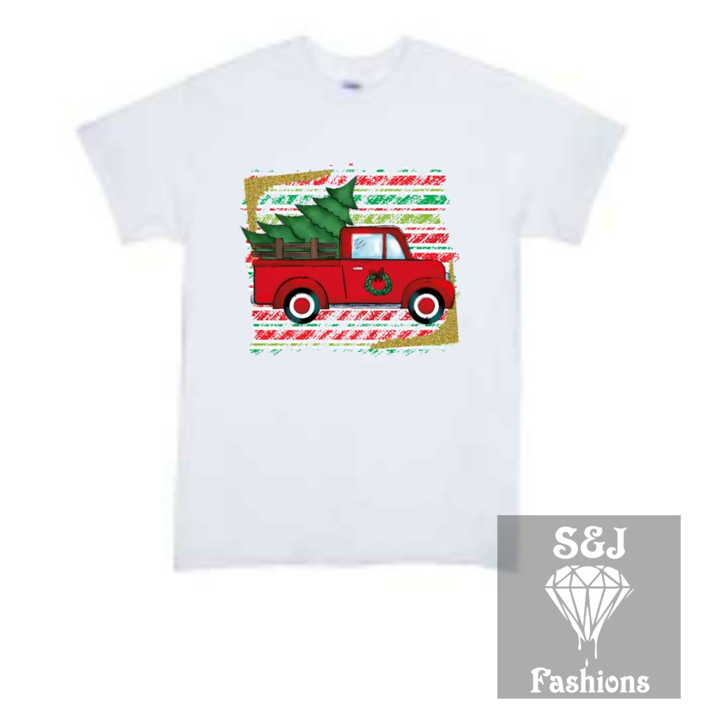 Christmas Truck Boys Shirt Girls Shirt Ladies Shirt Mens Shirt