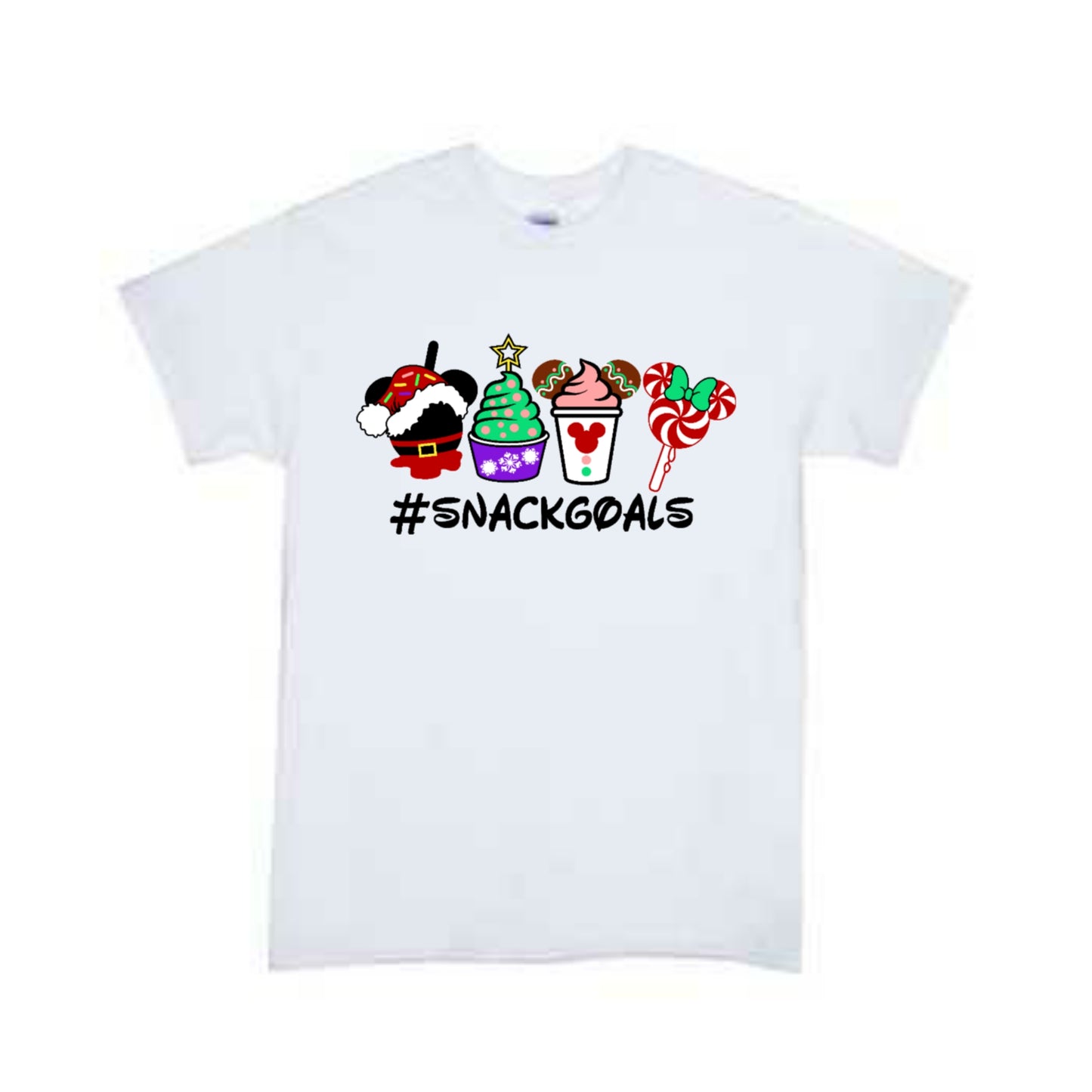Disney #snackgoals Christmas Boys Shirt Girls Shirt Ladies Shirt Mens Shirt