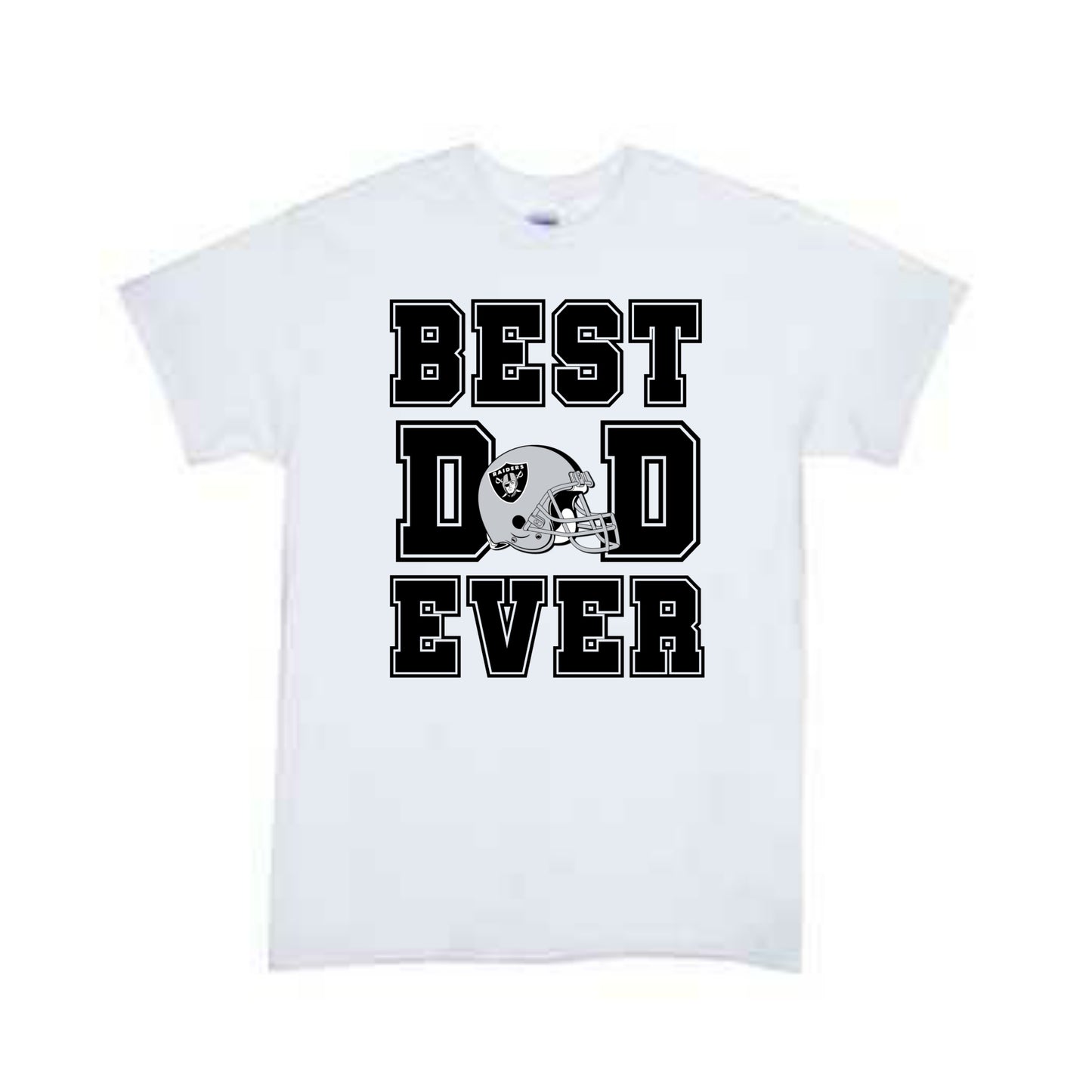 Best Dad Ever Raiders NFL Football Mens Shirt